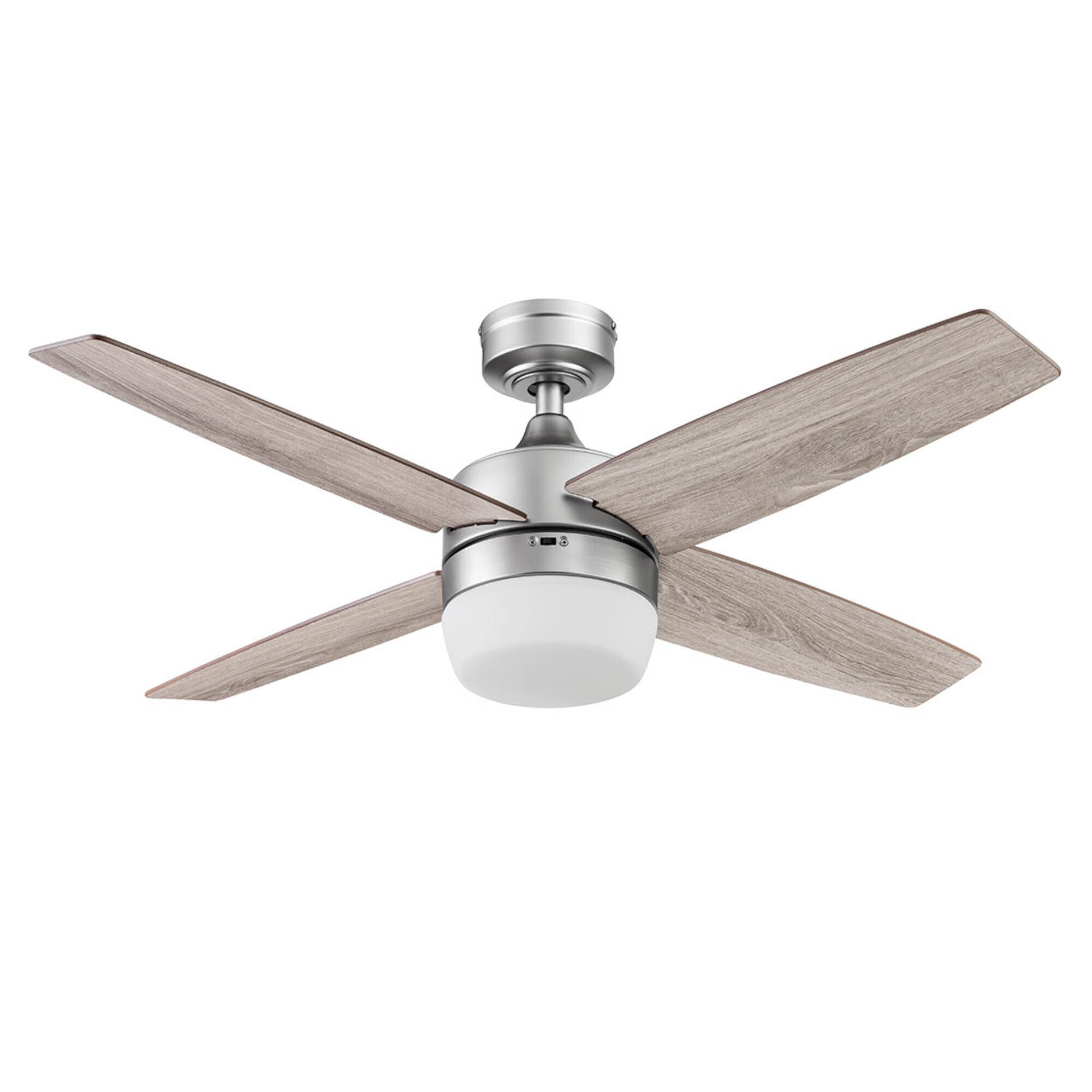 Prominence Home, 44in. Atlas Ceiling Fan Light Remote, Pewter, Fan Diameter 44 in, Fan Blade Span 40-49 Air Delivery 3924 cfm, Model# 51468